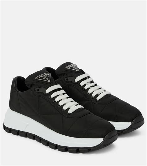 prada nylon platform sneakers|prada prax 01 sneakers black.